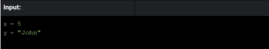 Python 5 Basics Variables