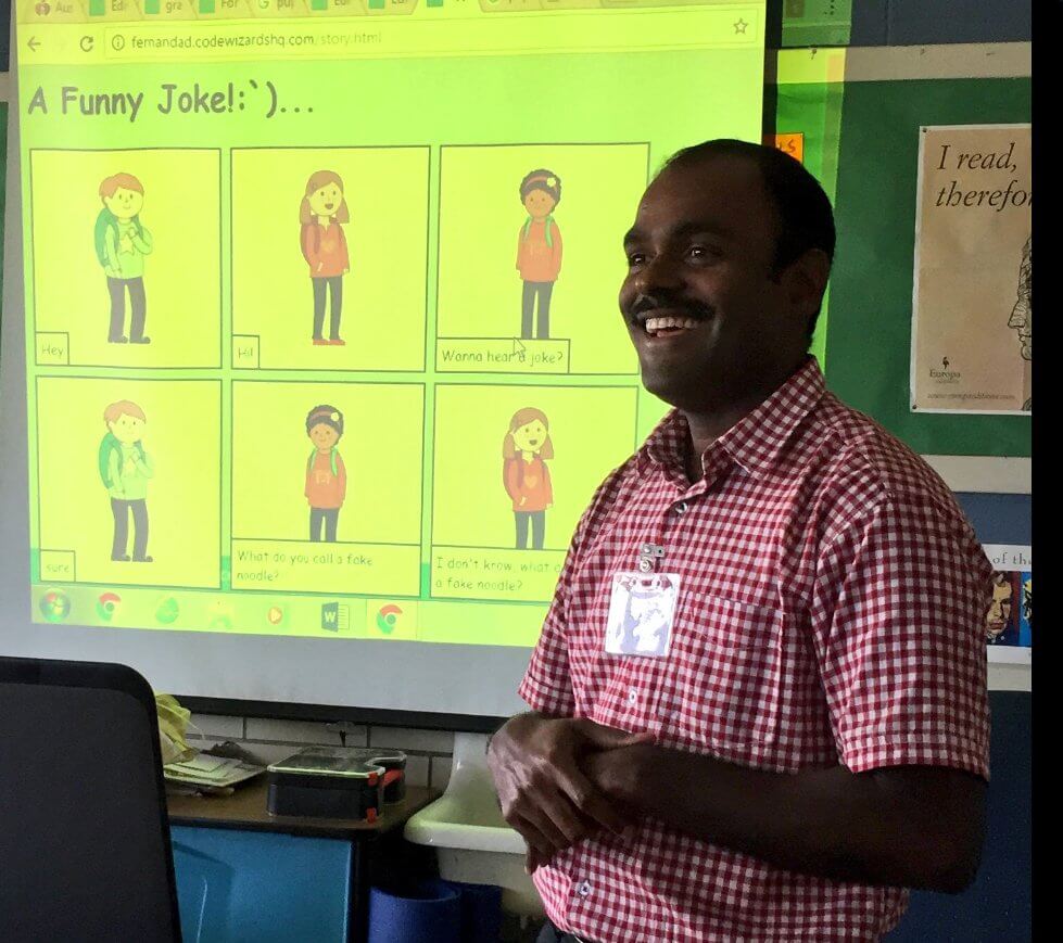 Coding Workshop at Ann Richards School