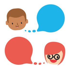 kids talking