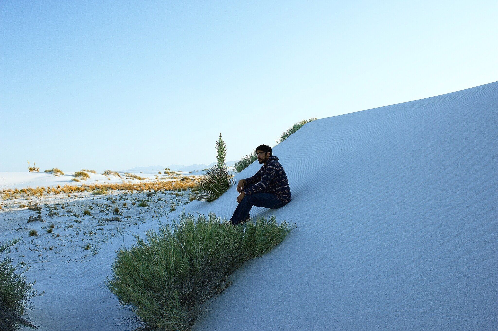 Instructor Ivann in the Snow, Coding Classes for Kids