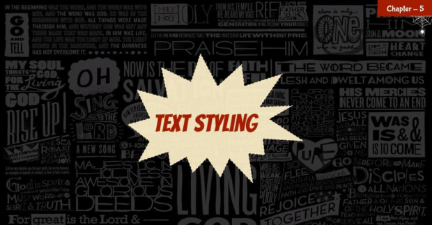 Text styling chapter 5