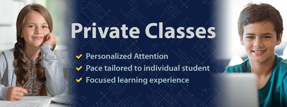 Private Classes for Students Banner