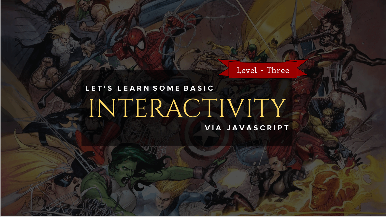 Basic Interactivity via JavaScript