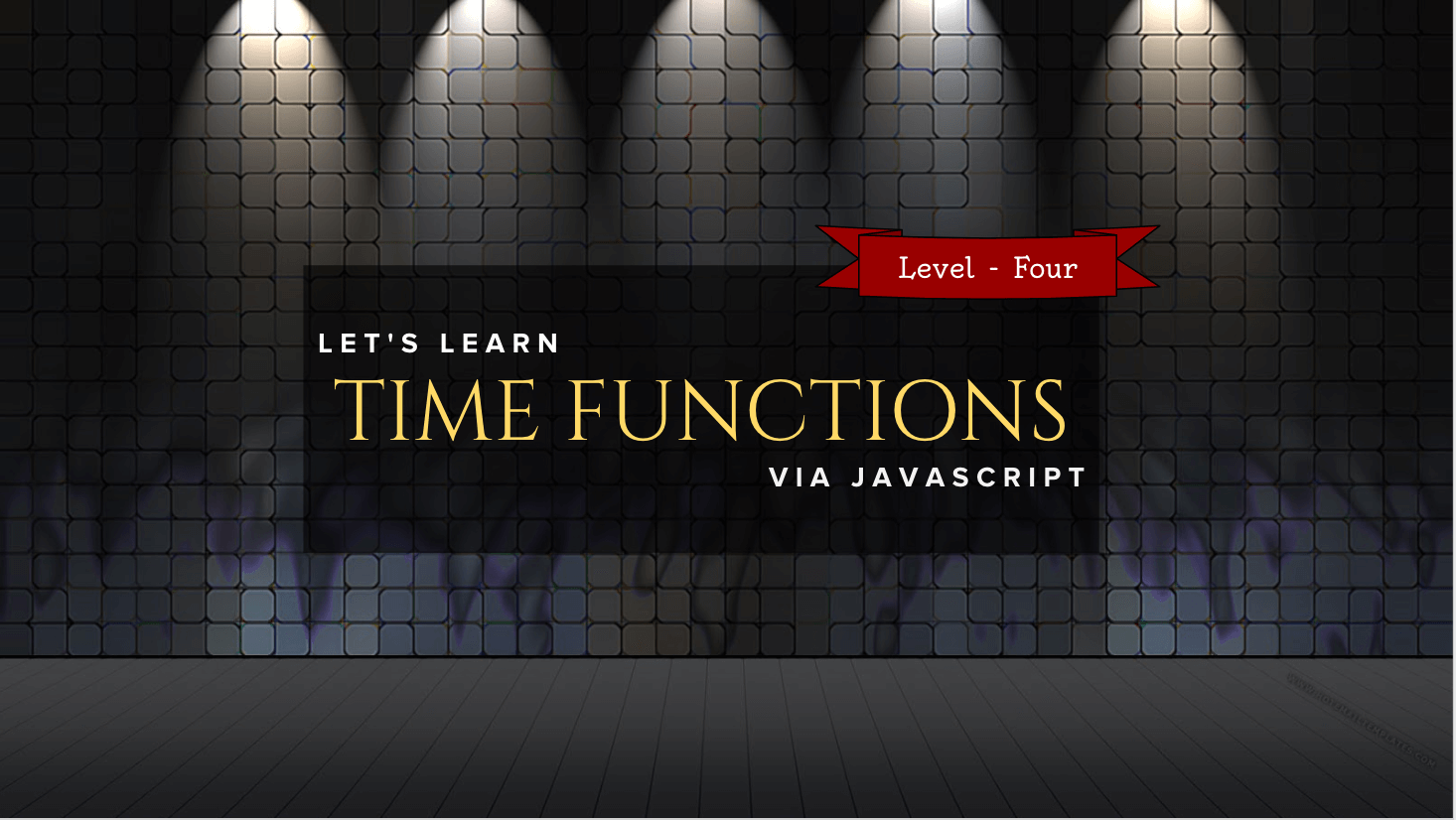 JavaScript class, Time Functions