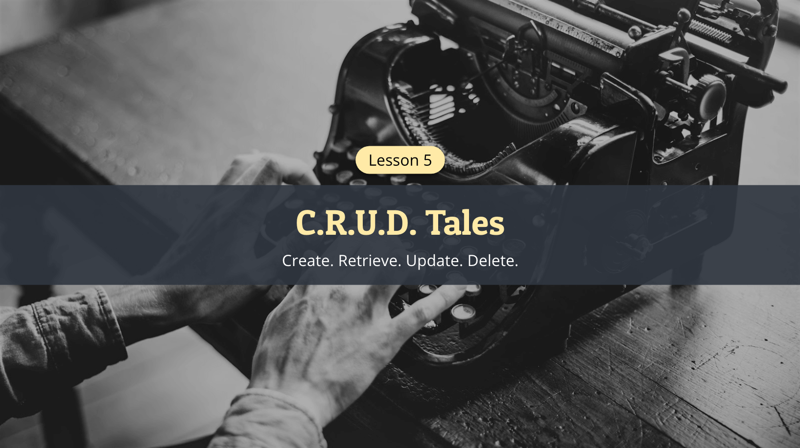 C.R.U.D. Tales