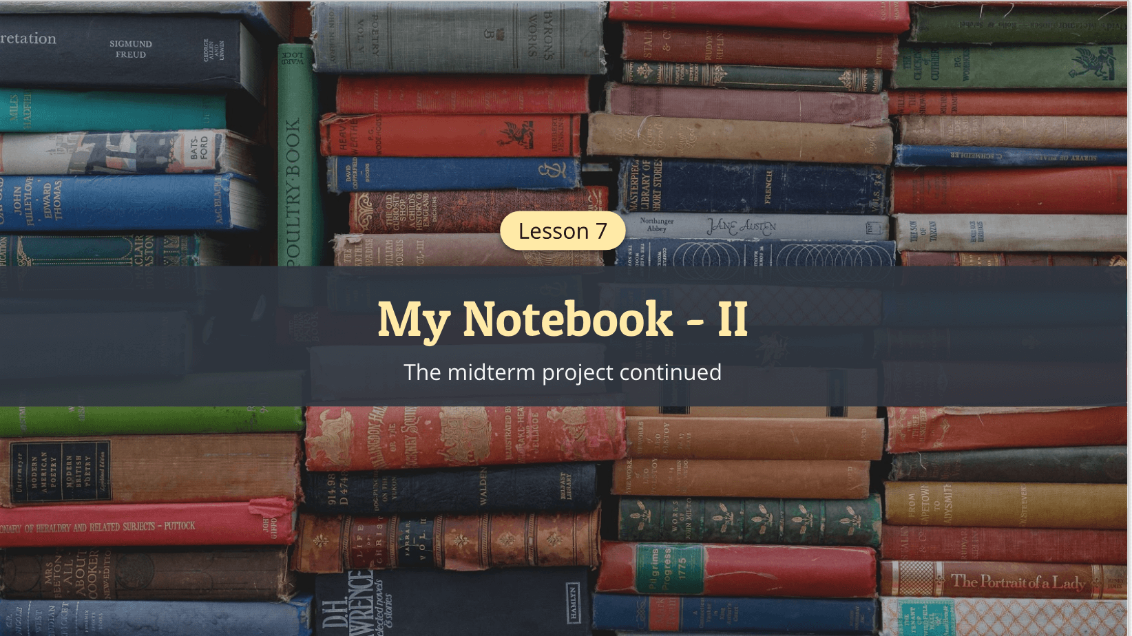 My Notebook II - Midterm Project