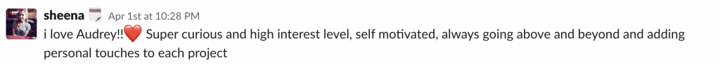 Teacher quote from Sheena