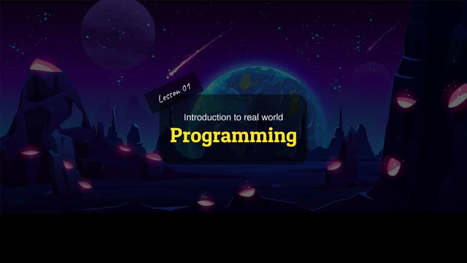 Programming - Lesson 1 - Outer Space Background