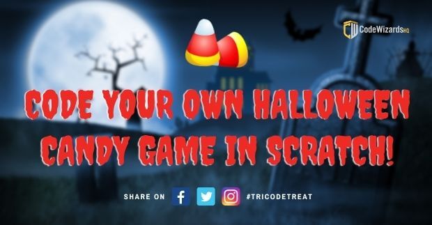 Scratch Coding Activity for Kids Halloween