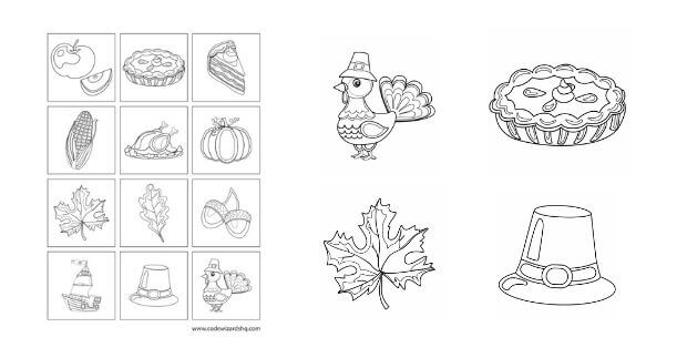 Thanksgiving Coloring Activity