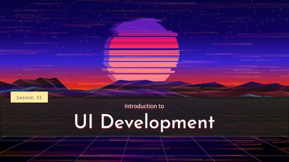ui development, html for high school students