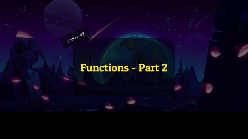 Introduction to Python, Class 8