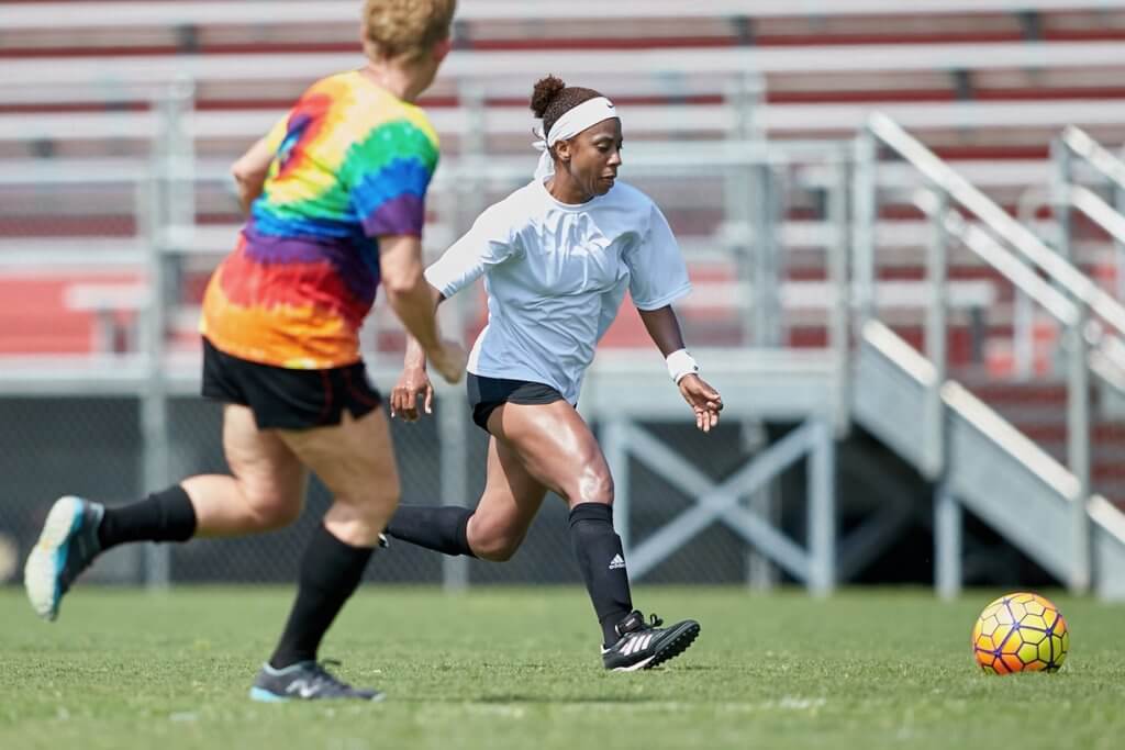 Ife playing soccer