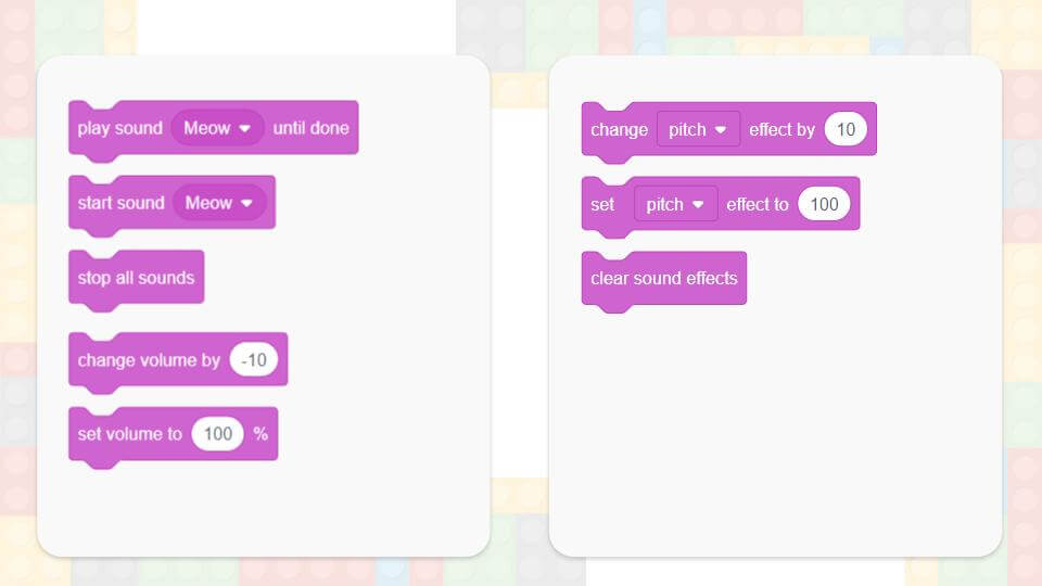 Sound Coding Blocks