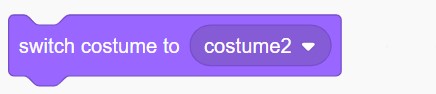 Scratch code example costume