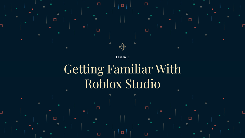 Programming / Designing in Roblox Studio Camp