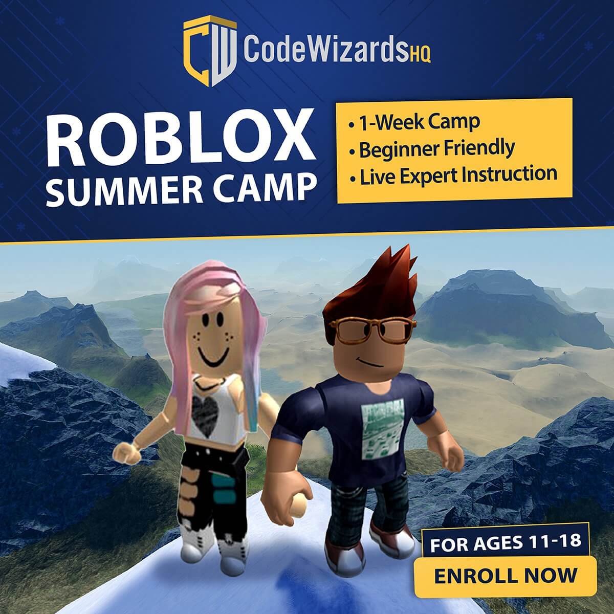 Roblox summer camp graphic