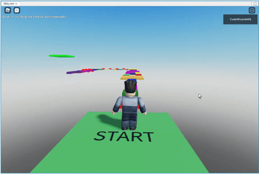 Completed obby in roblox studio