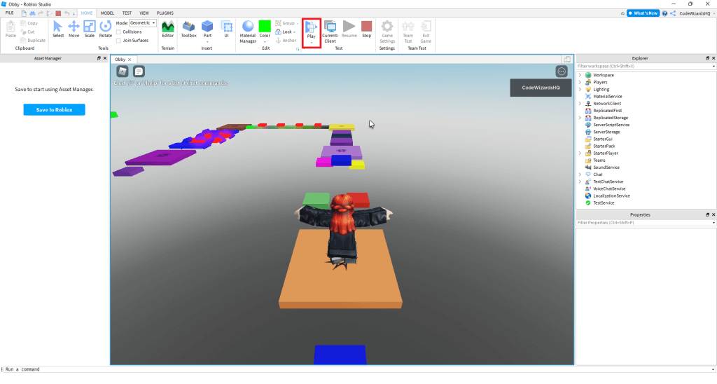 ROBLOX Tutorial: Overview of ROBLOX Studio 