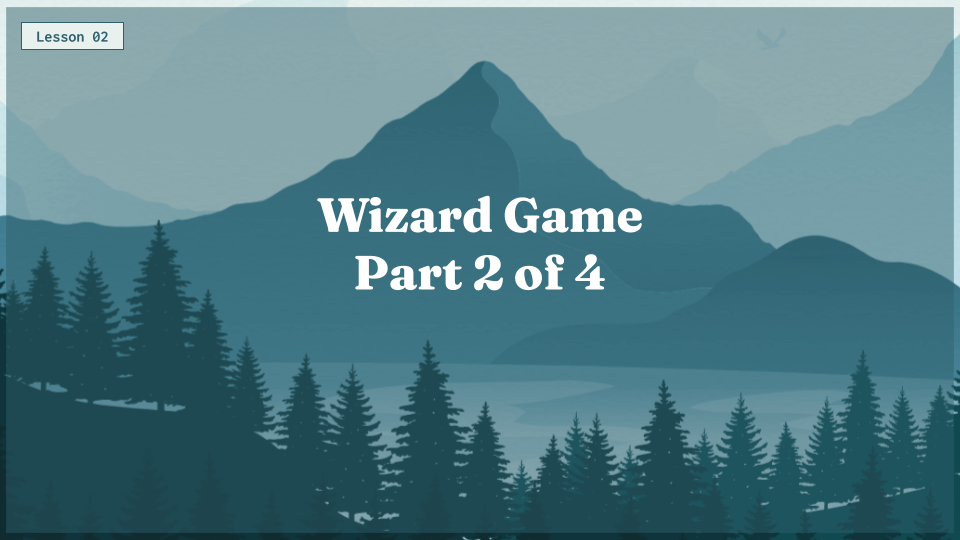 Capstone 1 Wizard Game Pt 2