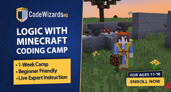 Logic With Minecraft Camp Social Banner
