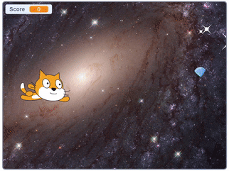 Space cat coding activity