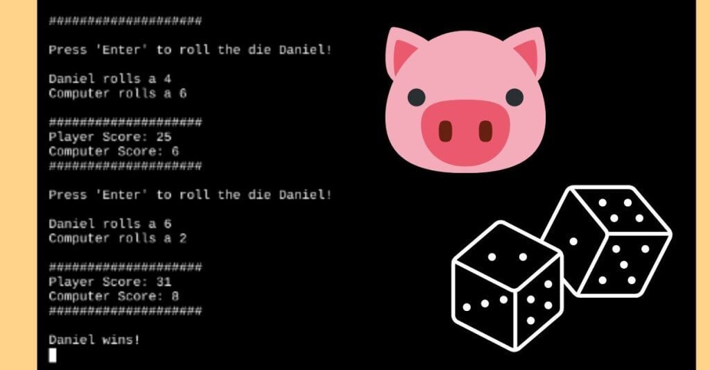 Python game pig