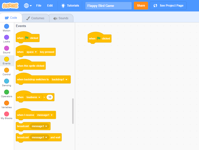 Scratch 3.0 Tutorial: How to Make a Flappy Bird Game in Scratch