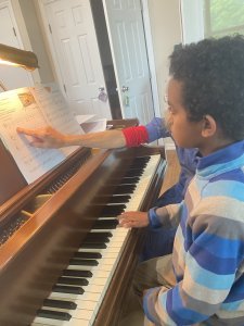 Praise-Him learning piano