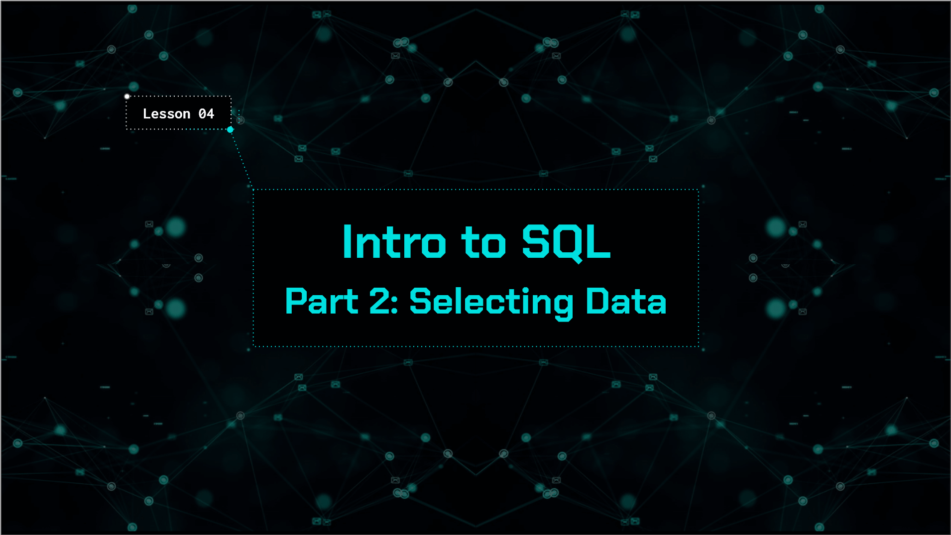 Intro to Databases, Class 4