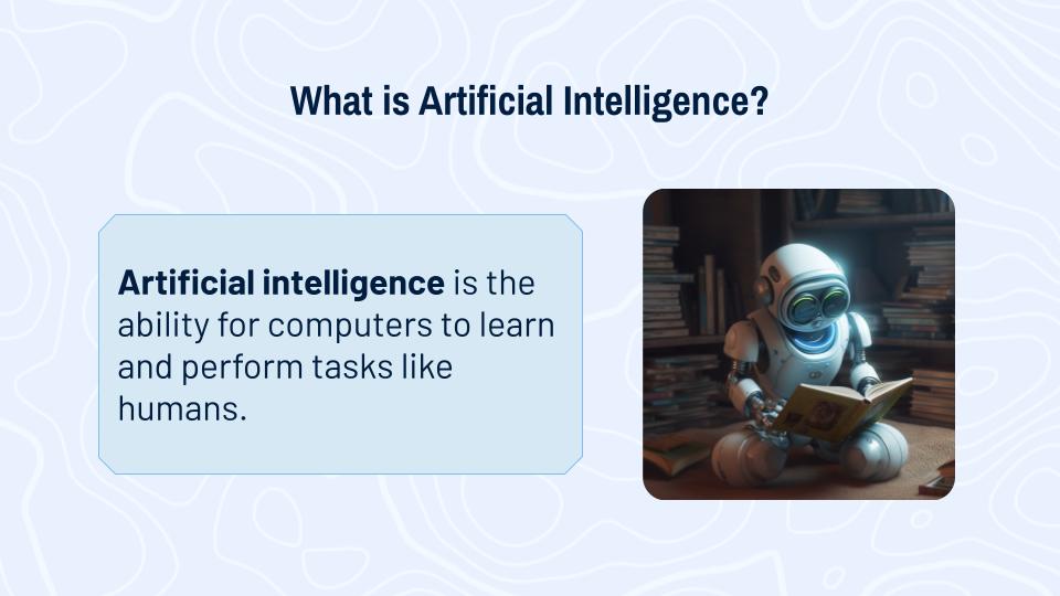 Definition of artificial intelligence