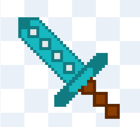 sword sprite pixels