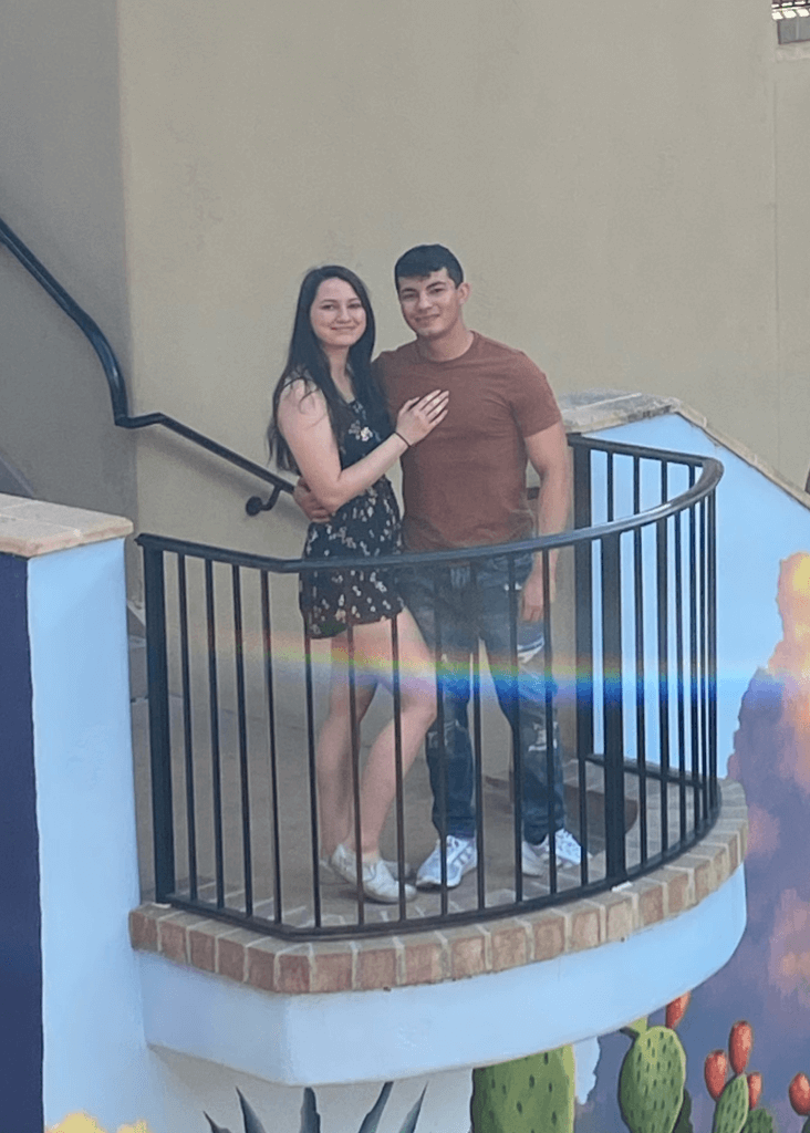 Caleb and girlfriend