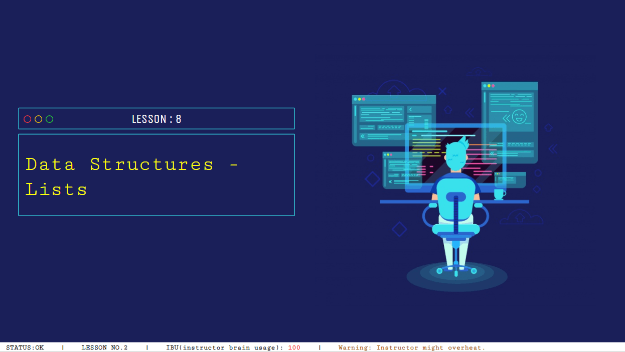 Python class, Data Structures I - Lists
