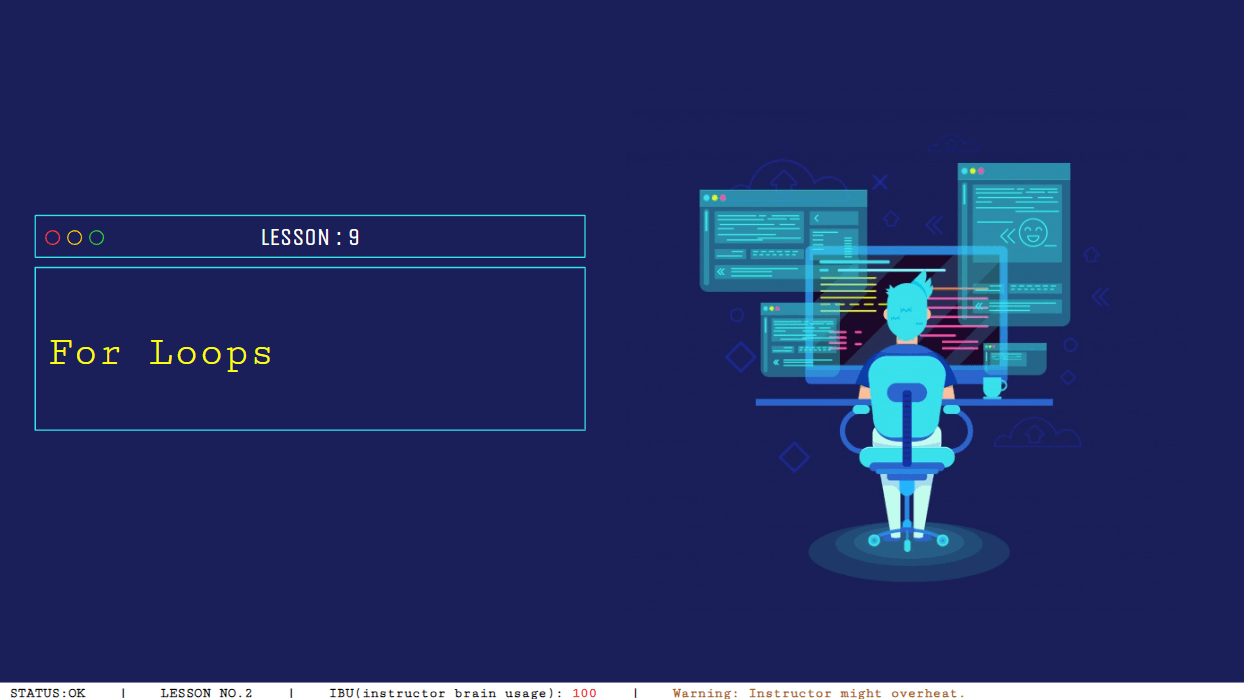 Python class, For Loops