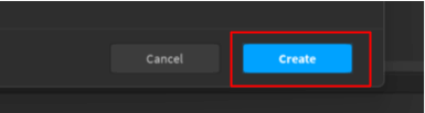 click the create button