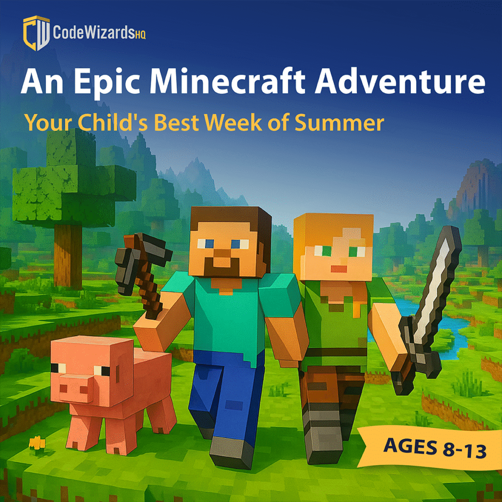 Minecraft Coding Camp | Summer Camps | Ages 8-13